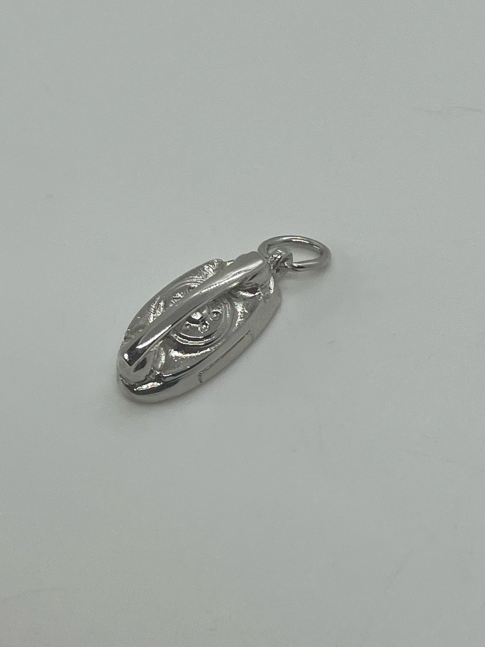 Vtg 925 Sterling Silver Rotary Telephone Old Phone Charm